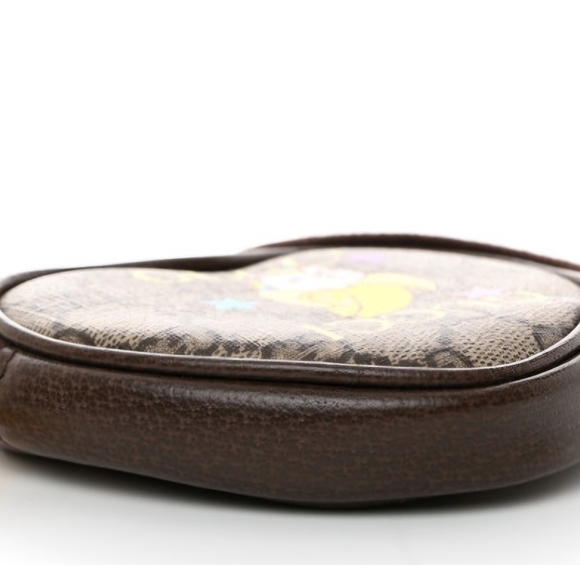 GUCCI X BNF GG Supreme Monogram Textured Calfskin Coin Purse with Bananya Print - Picture 3 of 8